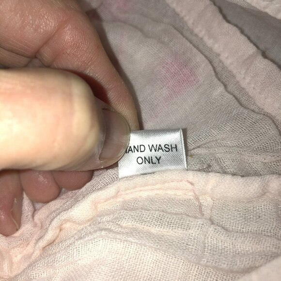 Alejandra Kearl Dress 18 24 Months Pink Embroidered Tunic Cotton Gown Gauzy - Picture 9 of 10